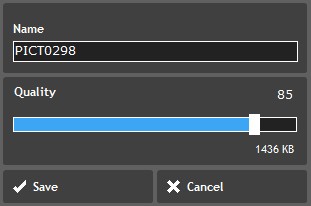 Сохранение обработанной фотографии в Pixlr Express