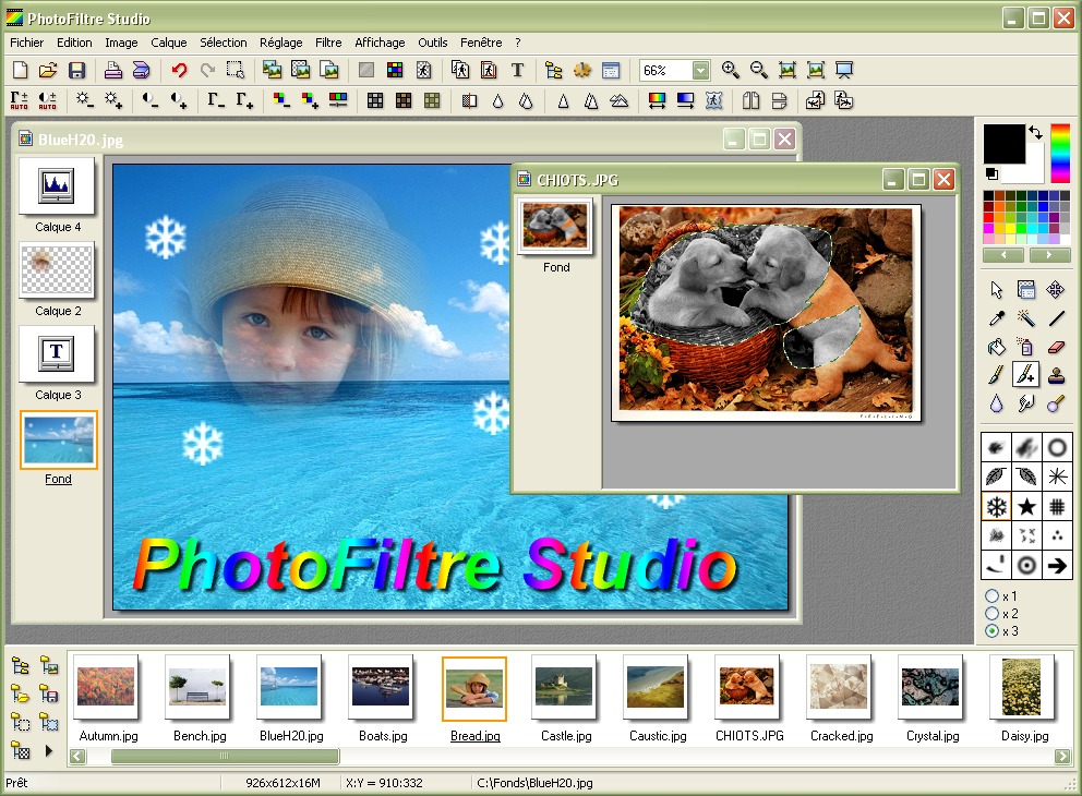 PhotoFiltre Studio 10.13.1 — бесплатный графический редактор