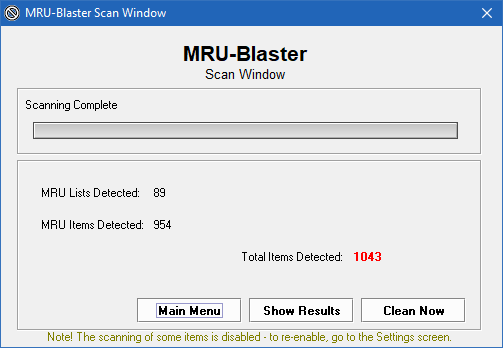MRU-Blaster - скриншот