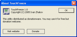 TouchFreeze - отключит тачпад при наборе текста