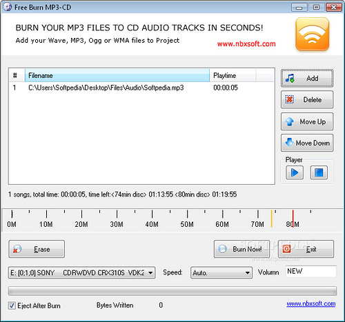 Free Burn MP3-CD