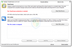 Главное окно Toolwiz Time Freeze