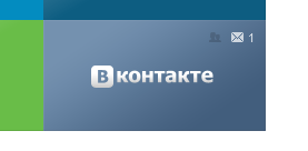 Виджет ВКонтакте в браузере Яндекса