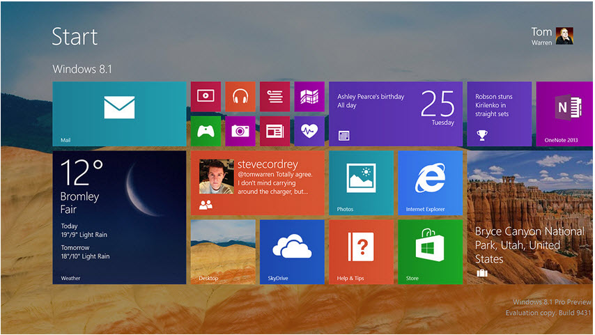 Что ждет пользователей в Windows 8.1?