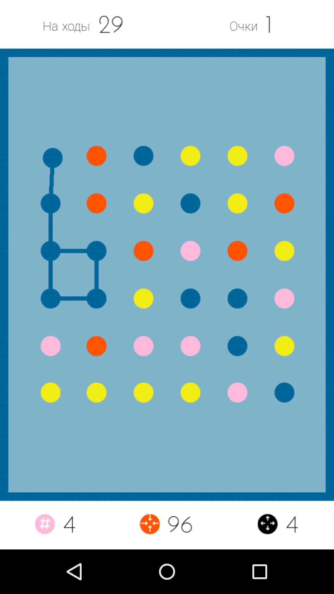 Dots – простая и увлекательная мобильная игра
