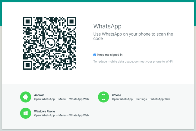 WhatsApp Web - не забывайте отключаться, когда уходите от компьютера