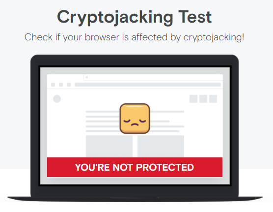 Проверка защиты браузера от скрытого майнинга
